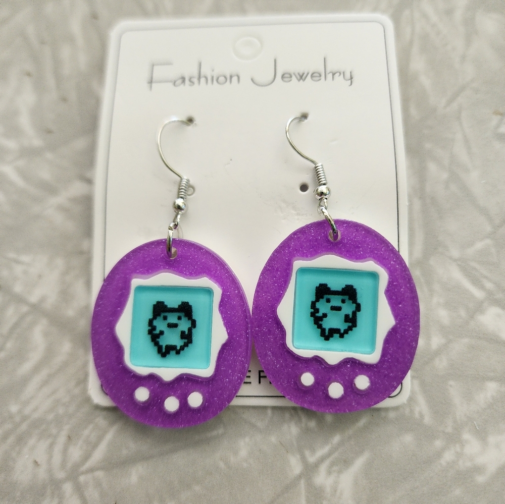 Tamagotchi Earrings